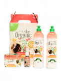 KIT ORGANIC COM KERATIN FLORA PURA